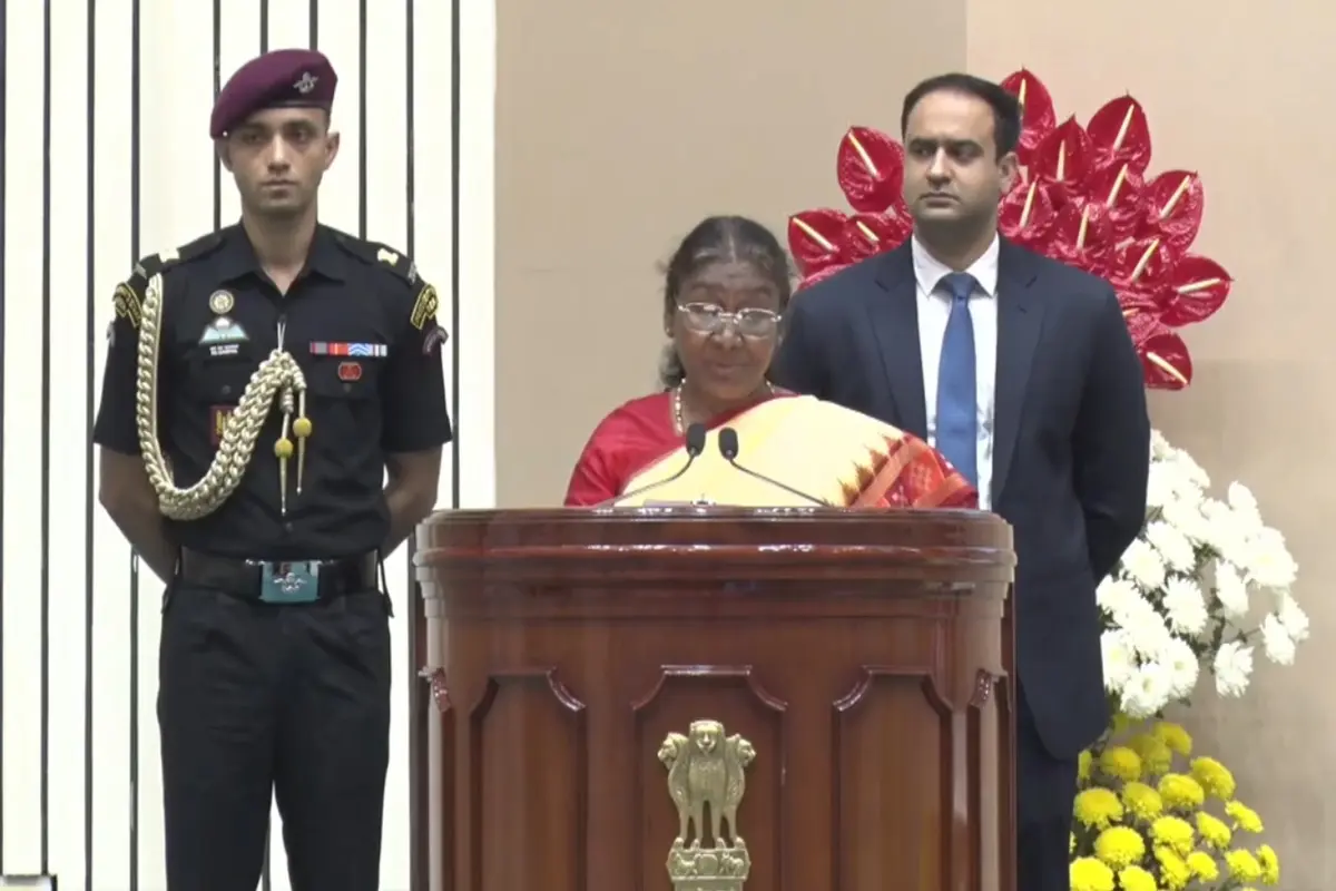 President Droupadi Murmu Presents Fifth National Water Awards In New Delhi