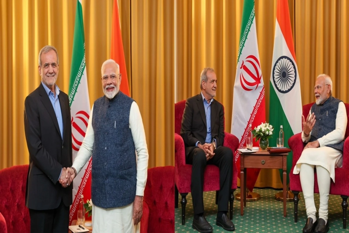 PM Modi And President Pezeshkian Discuss Bilateral Relations