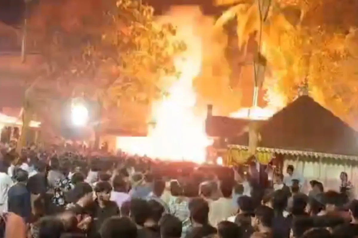 Kerala Temple Fire