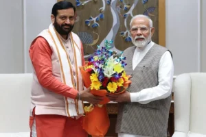 Nayab Singh Saini Meets PM Modi After Historic Haryana Election Victory