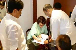 Priyanka Gandhi Files Nomination Papers For Wayanad Lok Sabha Bypoll