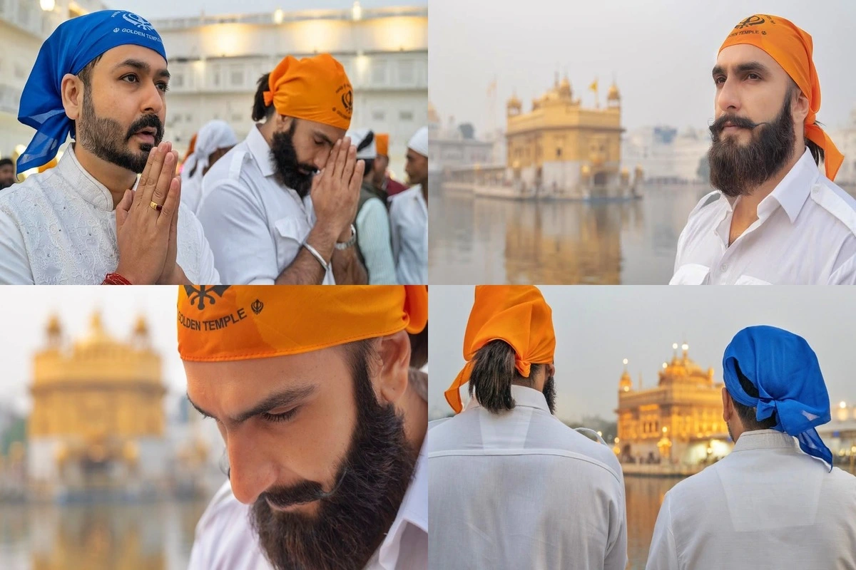 Ranveer Singh And Aditya Dhar Seek Blessings At Golden Temple