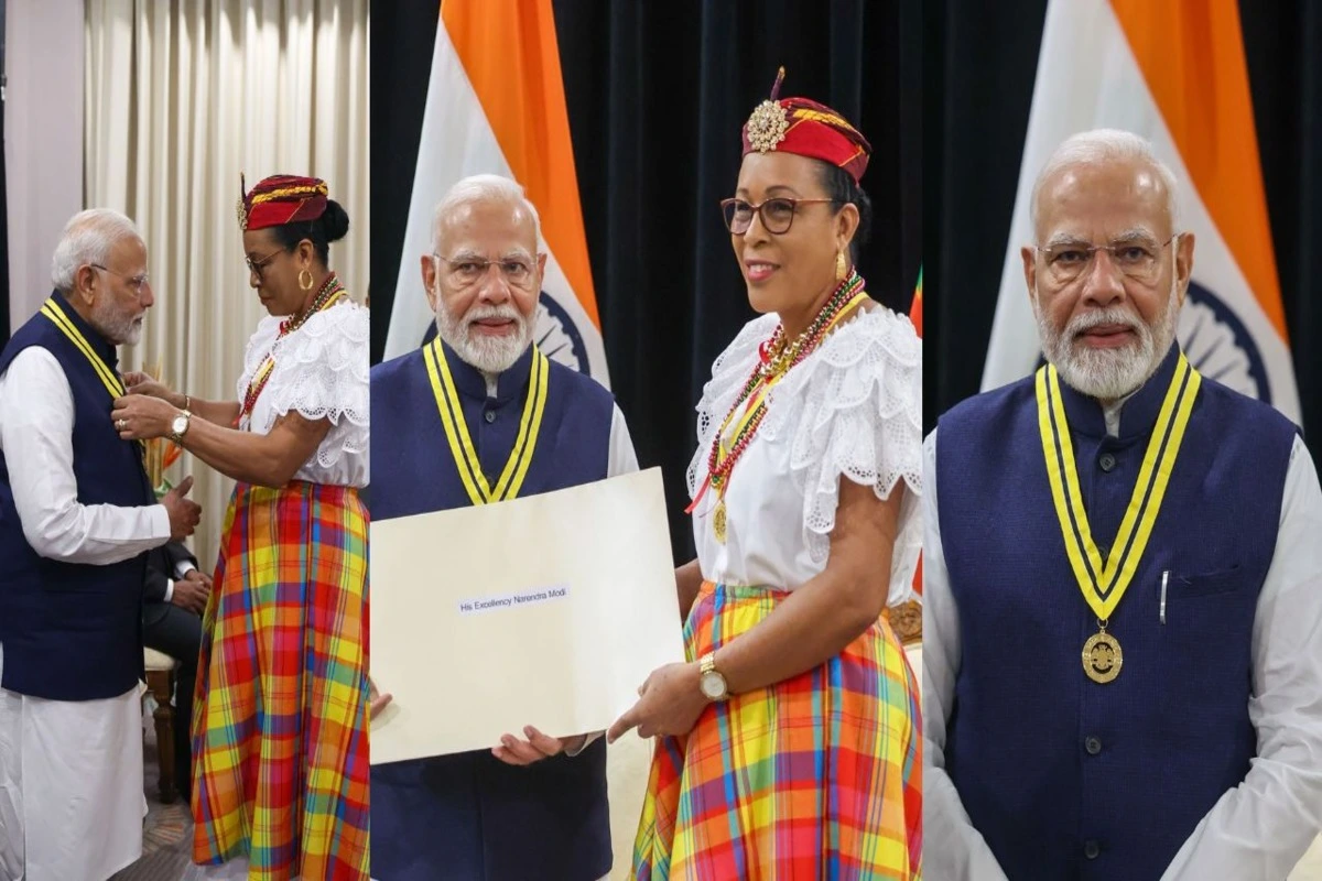 Prime Minister Modi Honored With Dominica’s Highest Award For COVID-19 Contributions And Strengthening Ties