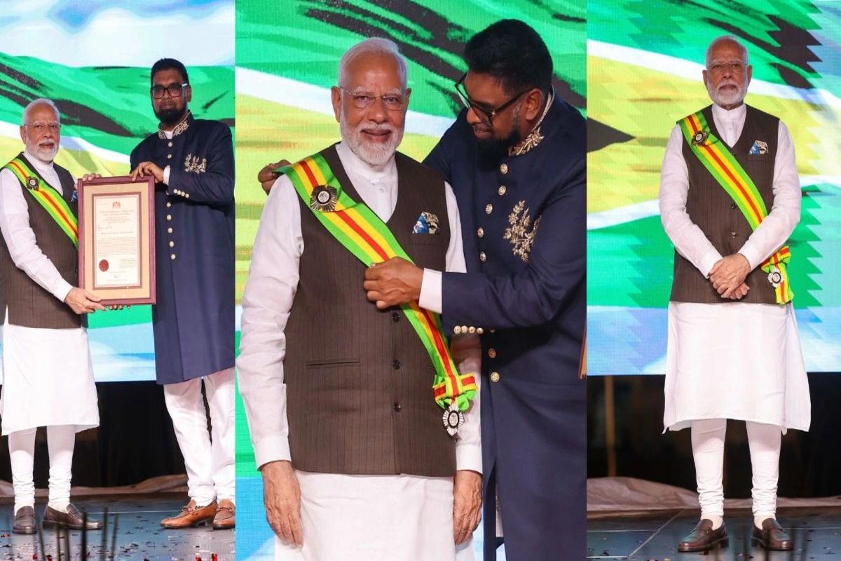 Prime Minister Modi Conferred With Guyana’s Highest Civilian Award