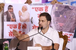 Rahul Gandhi Slams Centre Over Dues To Jharkhand; Pledges Support For JMM Alliance