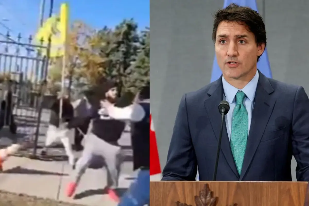 Trudeau Speaks Against Act Of Violence Following Khalistani Attack On Temple In Brampton