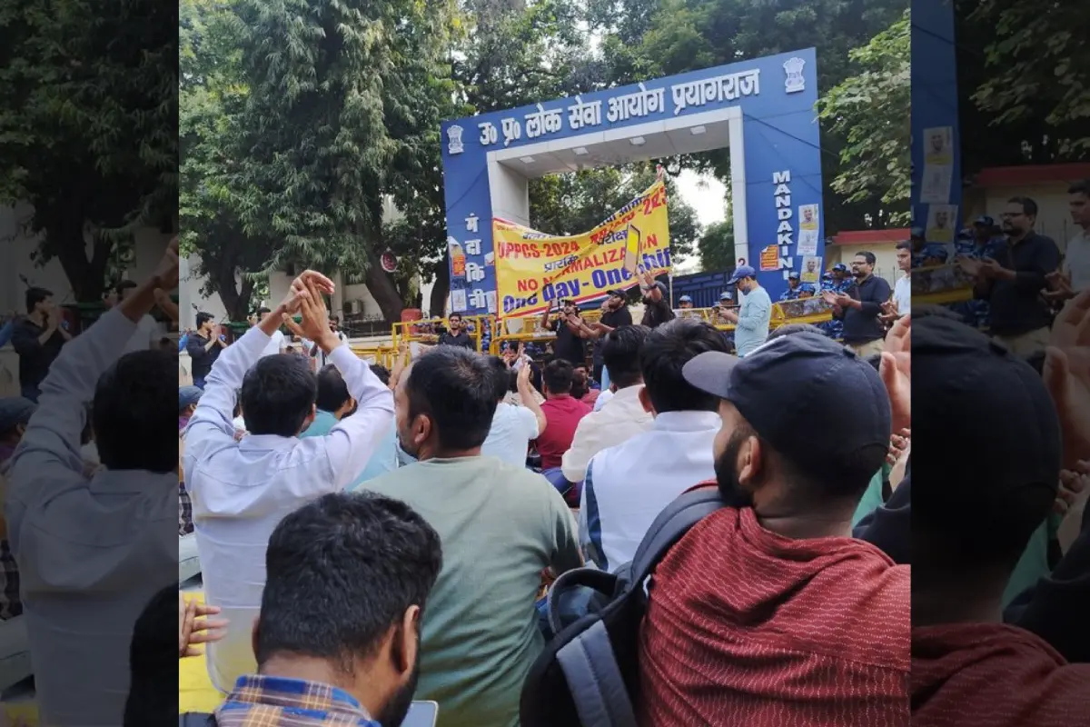 Protest Against UPPSC Exam Schedule Continues Into Third Day; Akhilesh Yadav To Visit Prayagraj