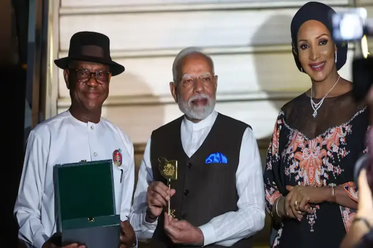 PM Modi Honored With Key To Abuja During Nigeria Visit