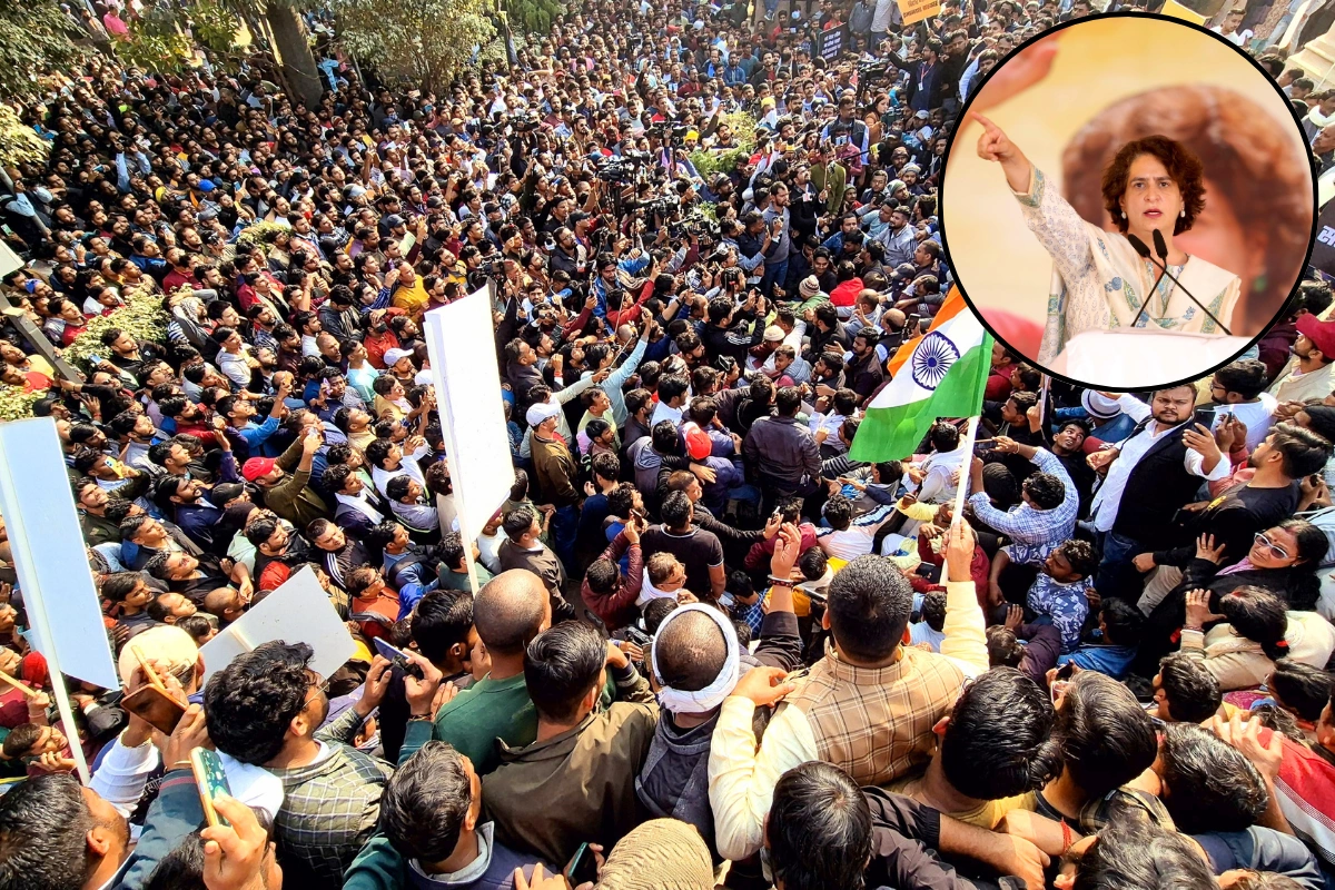 Priyanka Gandhi Slams Bihar Government For ‘Torturing’ Student Protesters Over BPSC Exam Irregularities