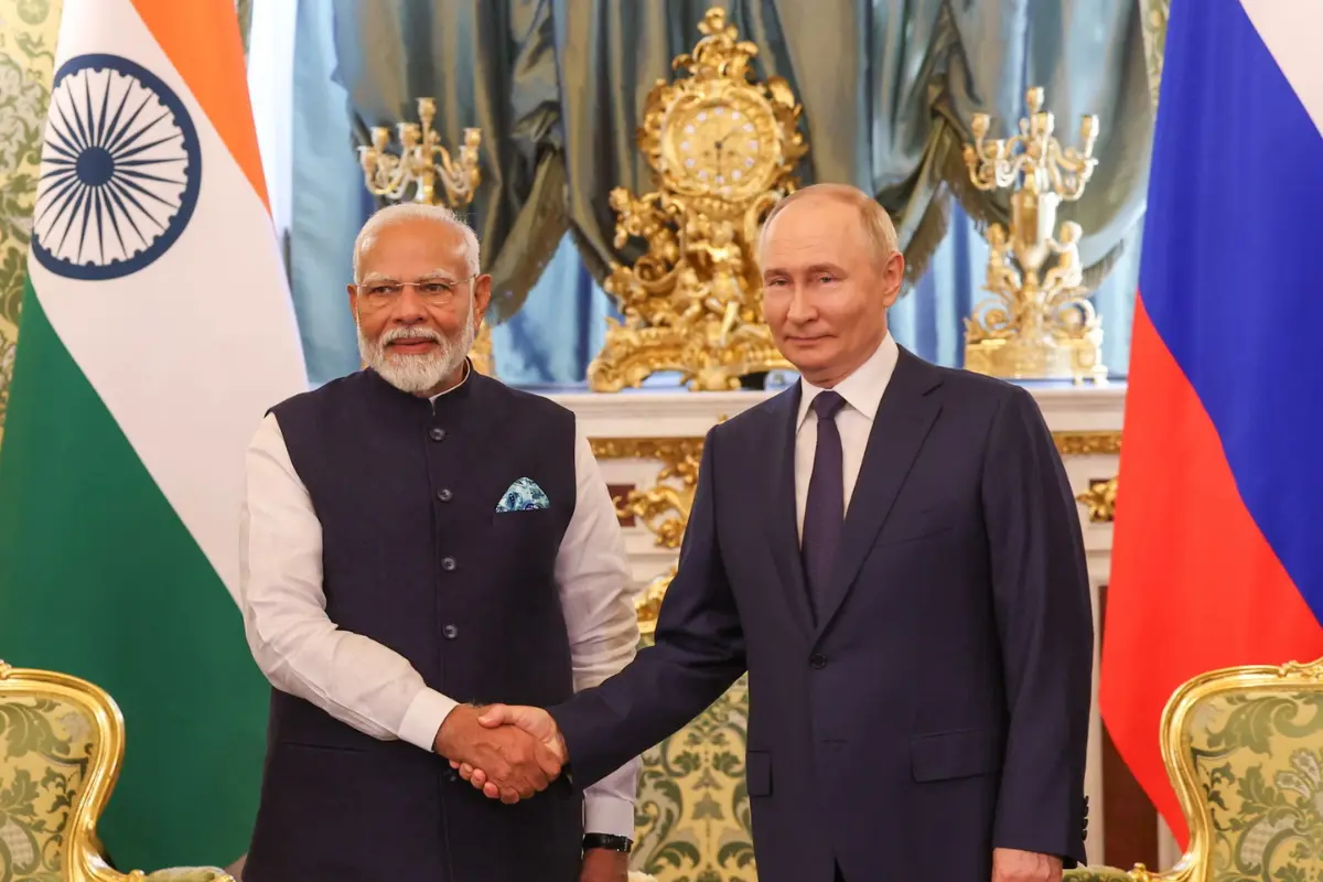 Putin Lauds PM Modi’s ‘India-First’ Policy; Highlights Russia’s Interest In ‘Make In India’