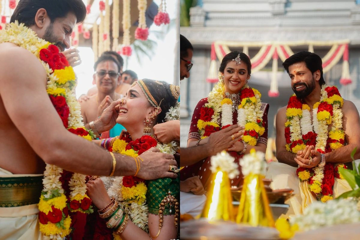 Keerthy Suresh Marries Long-Time Beau Antony Thattil; Shares Dreamy Pics From Wedding