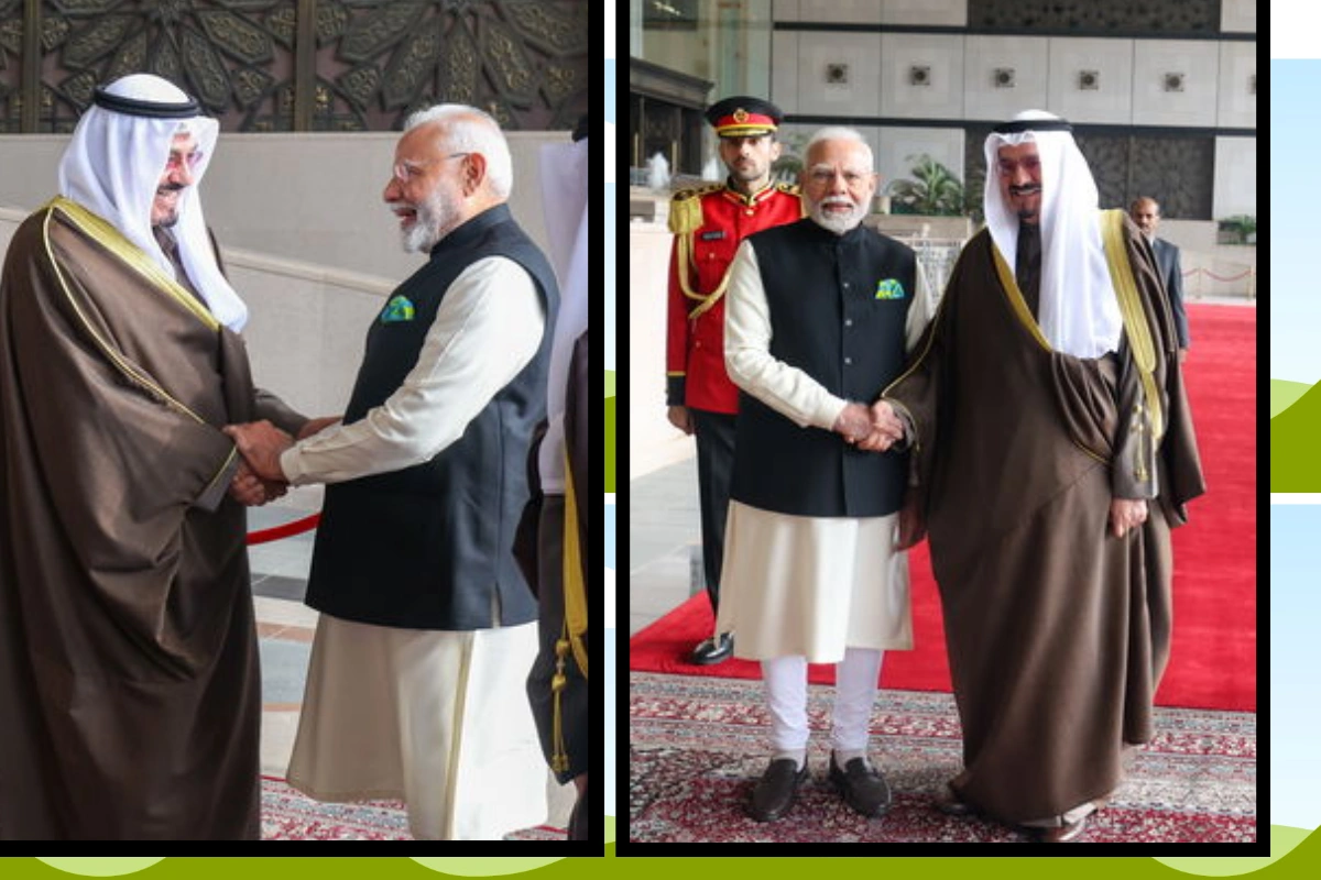 PM Modi Receives Guard Of Honour At Kuwait’s Bayan Palace; Strengthens Bilateral Ties