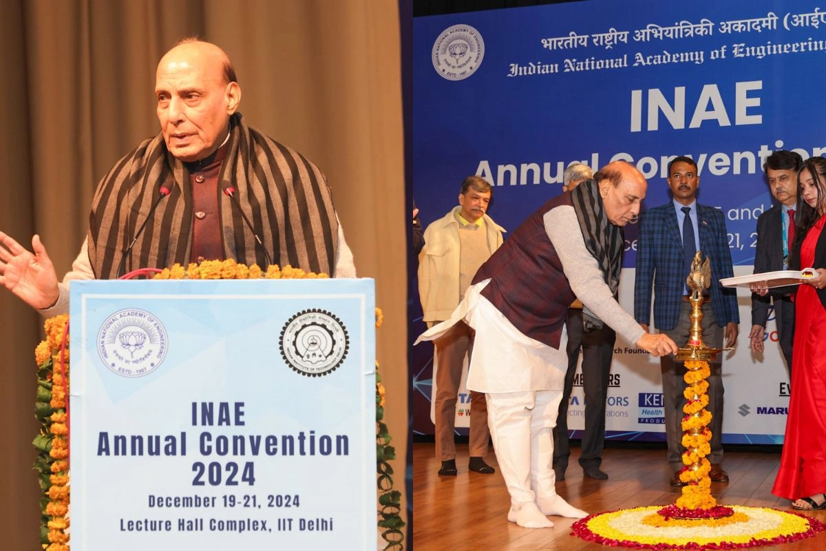 Defence Minister Rajnath Singh Addresses Inaugural Session Of INAE At IIT Delhi