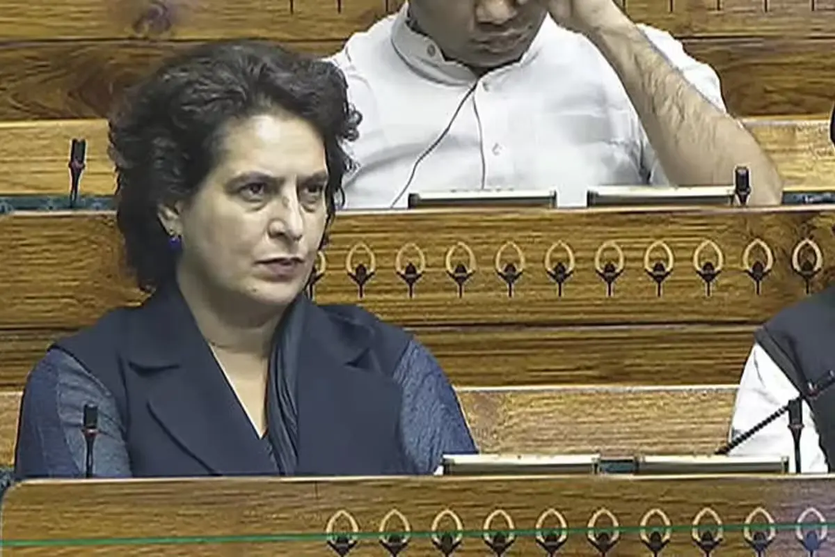 Priyanka Gandhi Calls Constitution A 'Shield' In Maiden Lok Sabha Speech