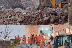 Burari Building Collapse: Two people die, Rescue Operation Underway