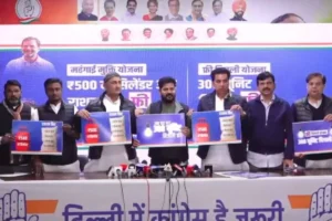 Delhi Congress Promises 300 Units Of Free Power, Rs 500 LPG Cylinder Ahead Of Elections