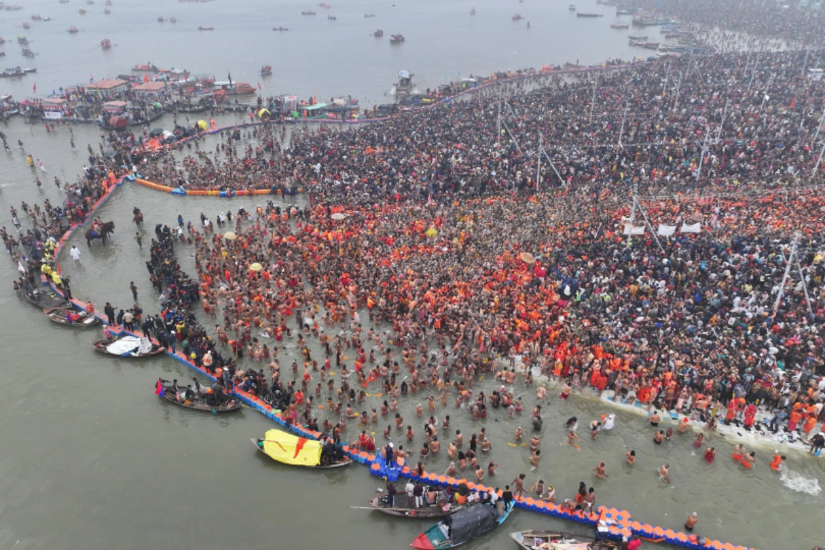 Devotees Maha Kumbh