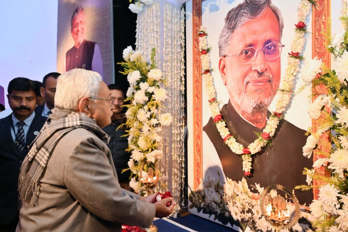 CM Nitish Kumar Pays Tribute To Sushil Modi On His Birth Anniversary