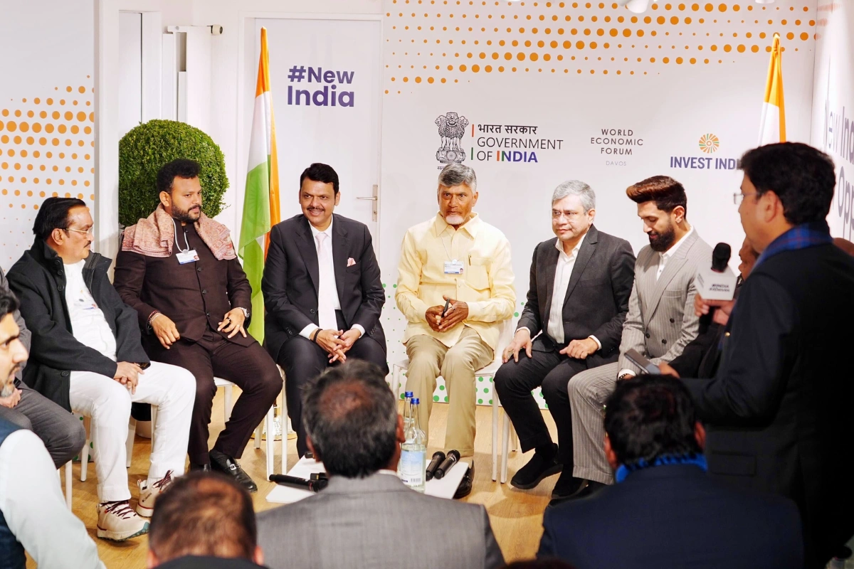 ‘India First’ Takes Center Stage At Davos As Leaders From Across States Showcase India’s Strength