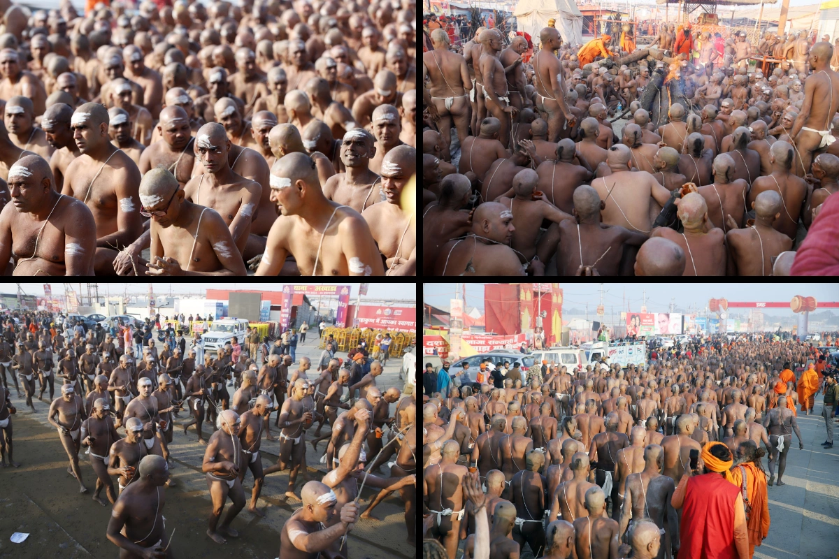 Naga Sanyasi Initiation Ceremony Begins At Maha Kumbh