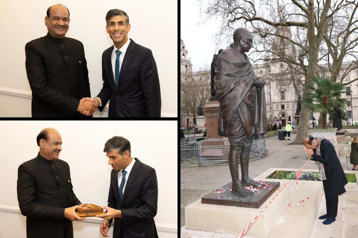 Lok Sabha Speaker Om Birla Meets Former UK PM Rishi Sunak; Strengthen India-UK Ties