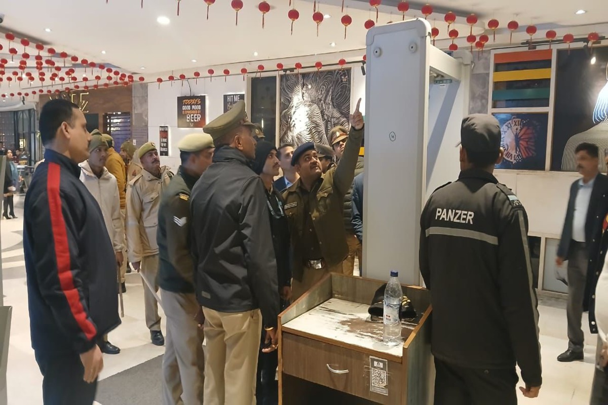 Police Step Up Security Measures In Gautam Budh Nagar