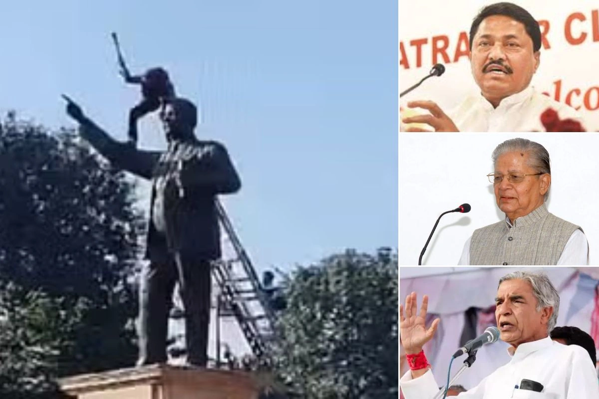 Ambedkar Statue Discretion Sparks Outrage; Congress Calls It ‘Act Of Disrespect’