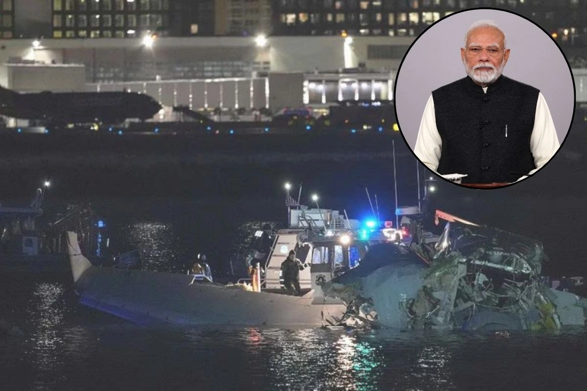 PM Modi Expresses Grief Over Washington DC Plane-Helicopter Collision