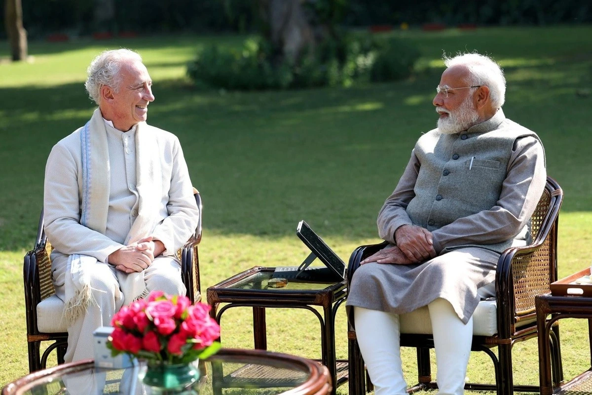 PM Modi Praises Vedic Scholar Tony Nader For His Passion