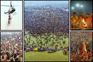 Massive Convergence Of Devotees At Triveni Sangam For Mahashivratri’s Final Bath