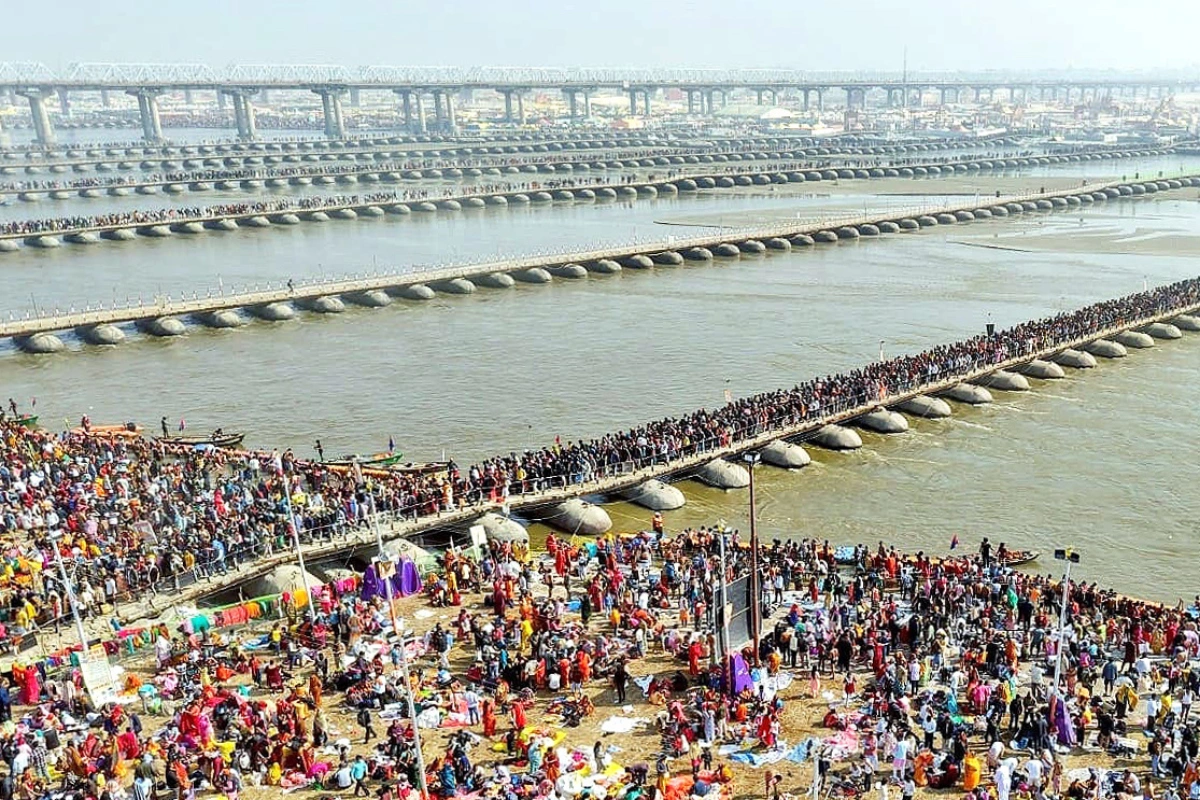 Technological Methods Help Accurately Estimate Crowd Numbers At Maha Kumbh 2025