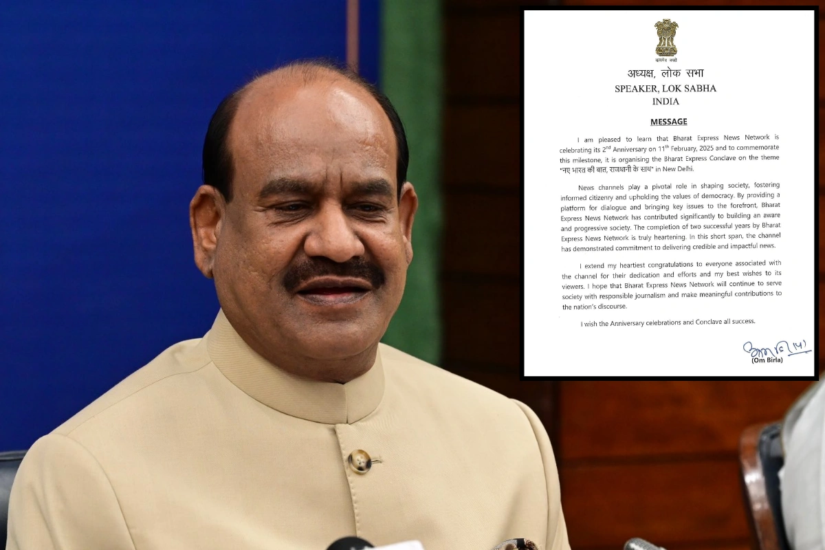 Om Birla Commends Bharat Express On Its Second Anniversary