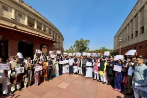 Opposition MPs Protest Over Deportation Of Indian Nationals From US