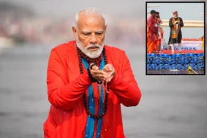 PM Modi Takes Part In Maha Kumbh; Upholds Ideals Of National Unity & Global Togetherness