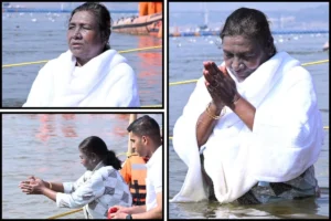 President Droupadi Murmu Arrives In Prayagraj For Maha Kumbh; Takes Holy Dip At Triveni Sangam