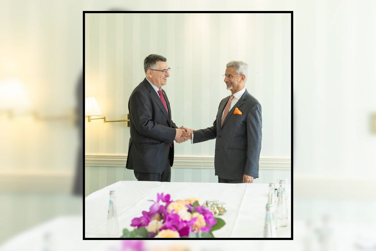 S. Jaishankar Meets Israel’s FM Gideon Saar In Munich; Talks On Bilateral Ties & West Asia