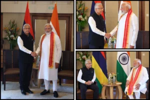 PM Modi Meets Former Mauritius PM Pravind Jugnauth; Discusses Strengthening Ties