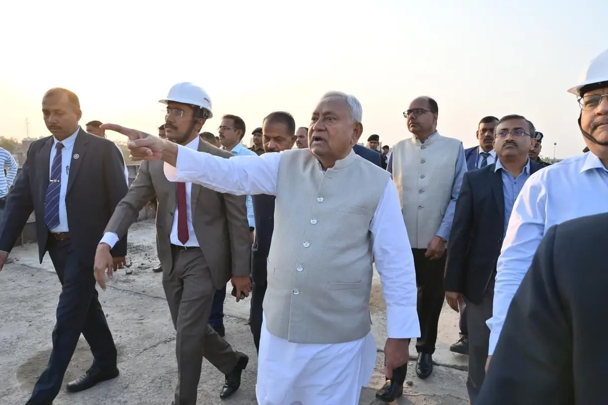 CM Nitish Kumar Inspects Jayprakash Narayan International Airport