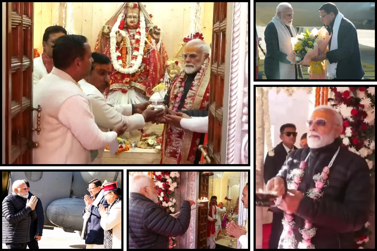 PM Modi Prays At Mukhwa’s Mukhimath Temple, Boosts Uttarakhand’s Winter Tourism