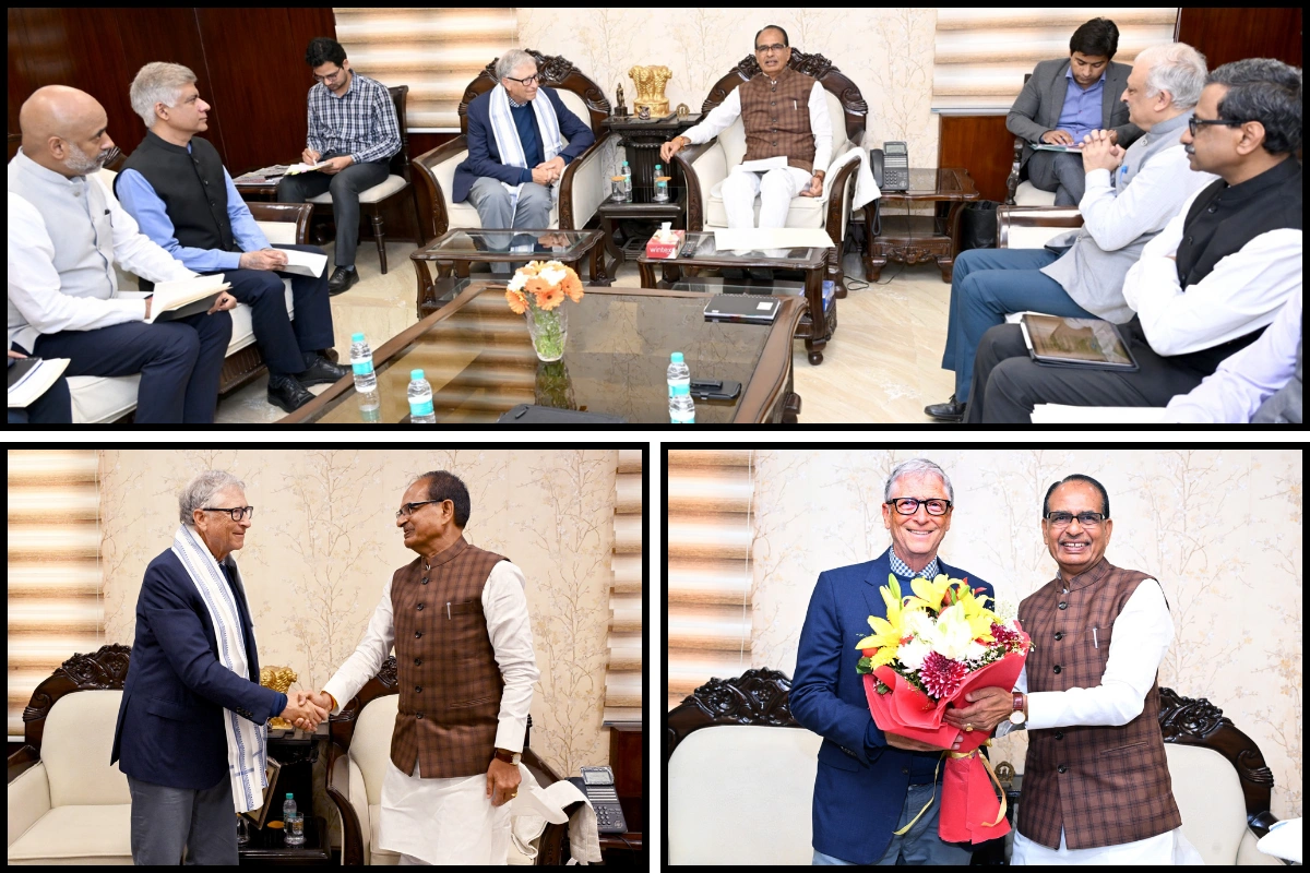 Shivraj Singh Chouhan Meets Bill Gates To Discuss Agriculture & Rural Development