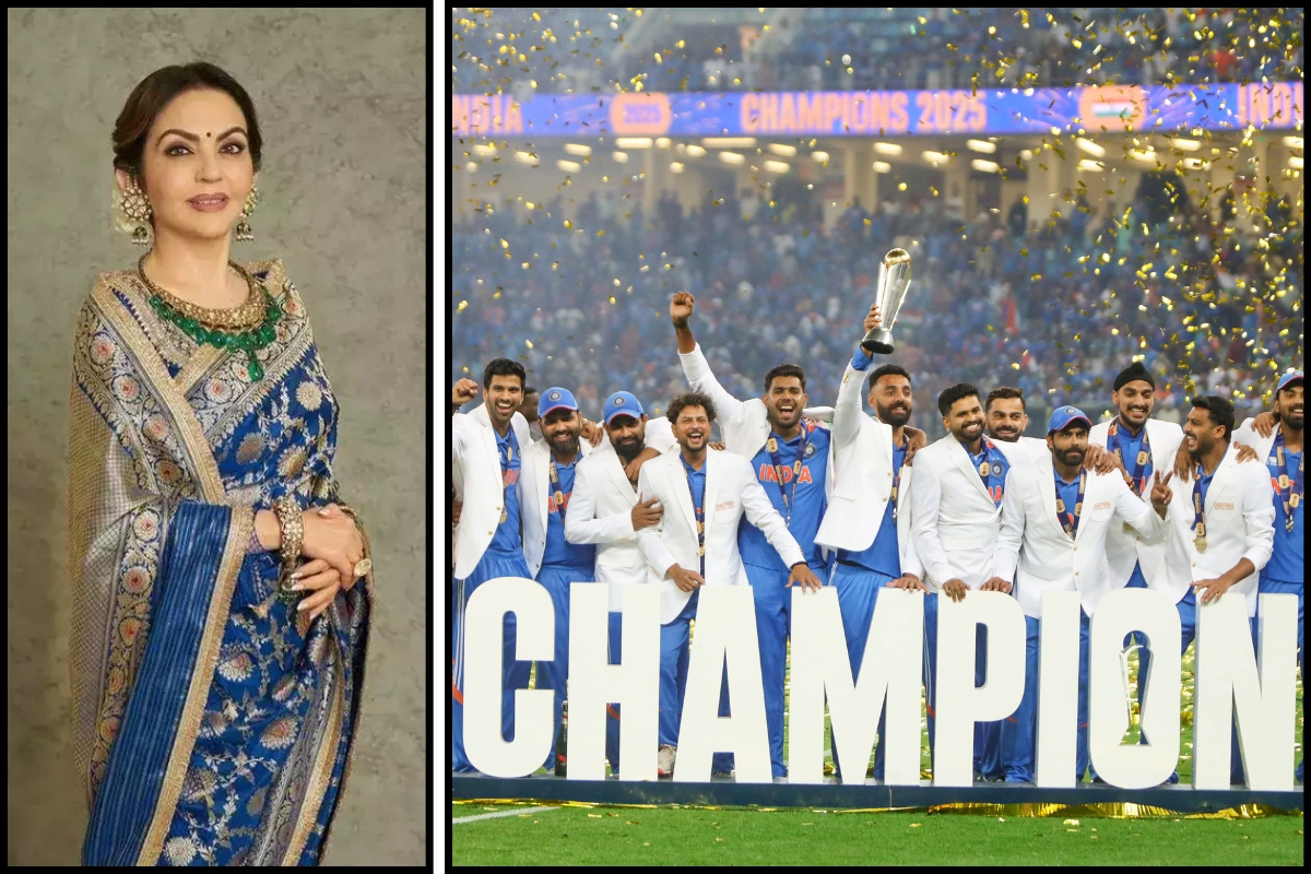 Nita Ambani Celebrates Team India’s Historic ICC Champions Trophy Win