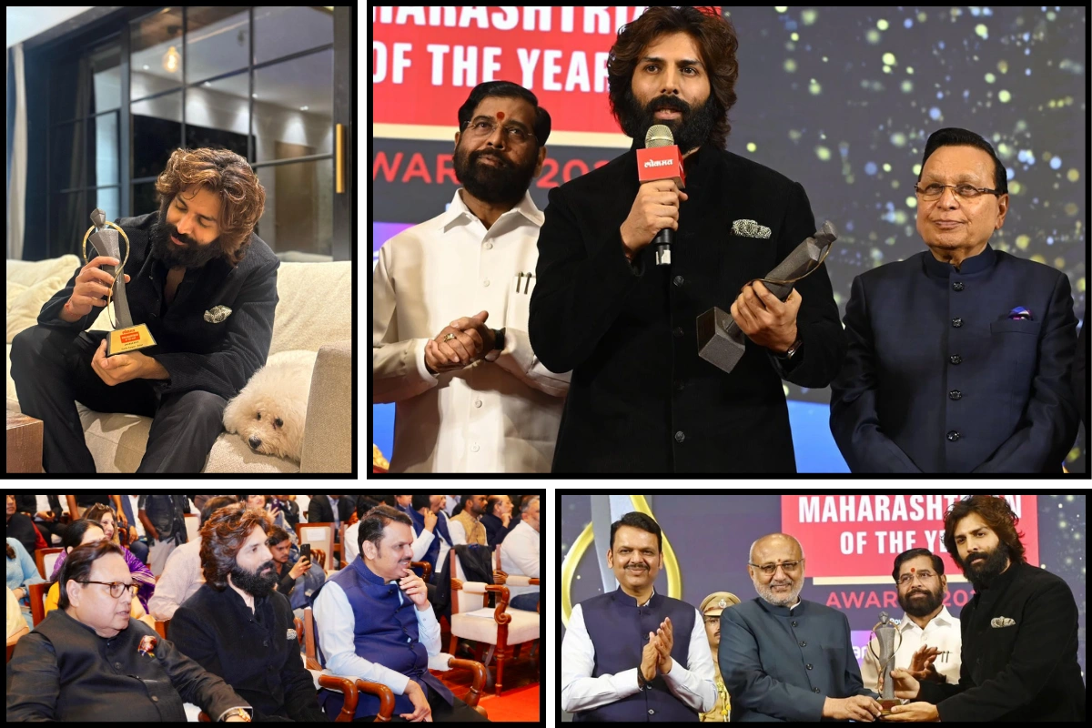 Kartik Aaryan Feted With Maharashtrian Of The Year; Calls It His ‘Proud Moment’