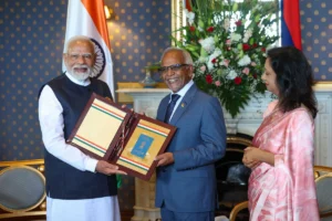 PM Modi Hands Over OCI Cards To Mauritius President; Strengthens Bilateral Ties