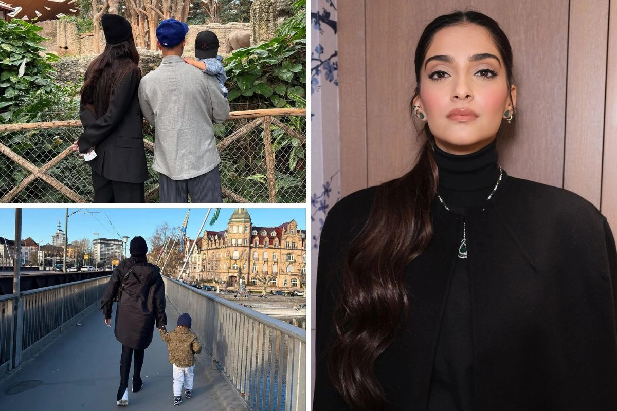 Sonam Kapoor Shares Glimpse Of Fun Day With Son Vayu And Husband Anand In Zurich Zoo