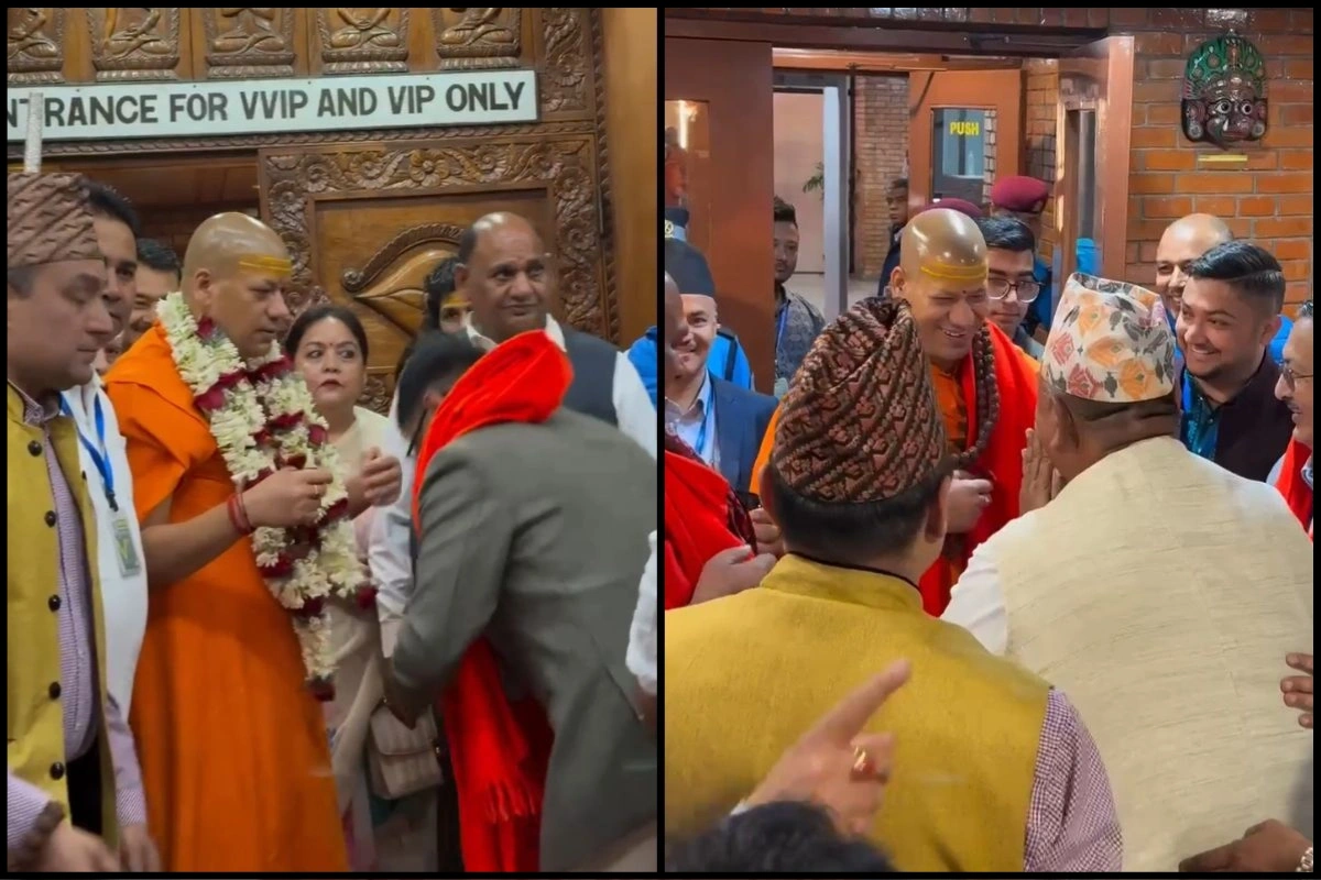 Swami Kailashanand Giri Ji Receives Grand Welcome In Nepal