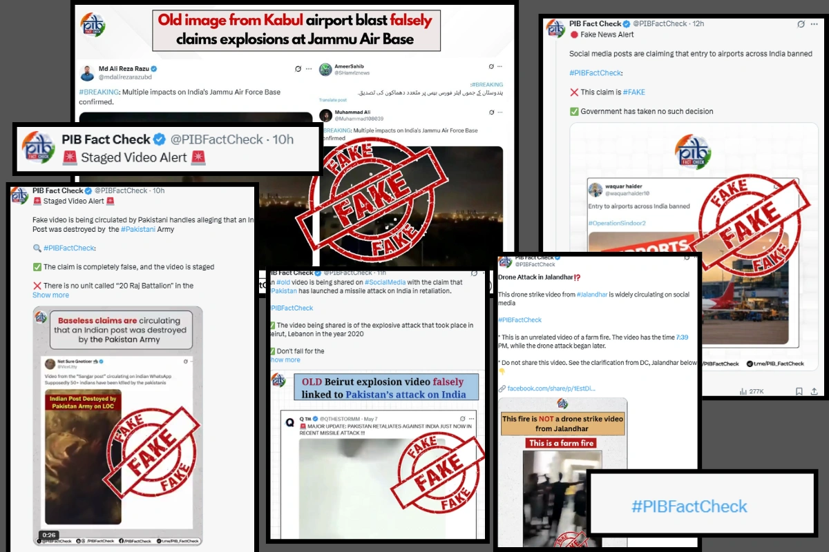 PIB Fact-Check Exposes Pakistan’s Misinformation On Rising India-Pakistan Tensions