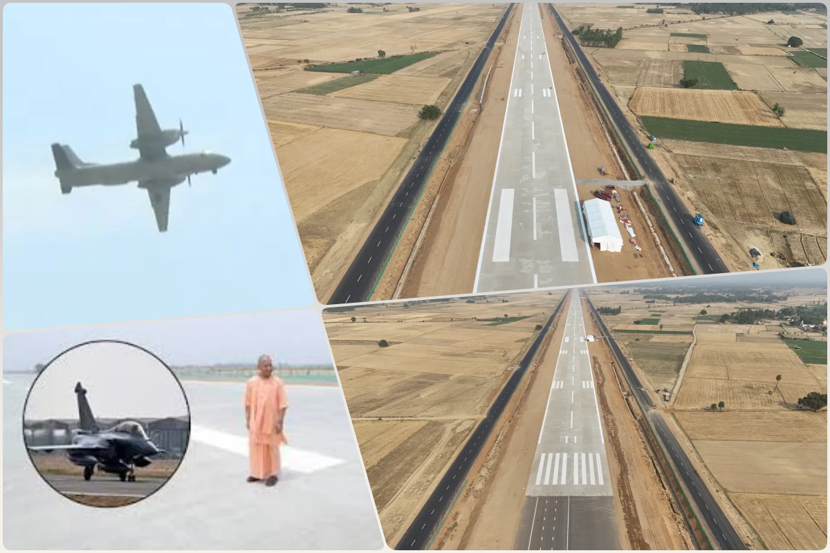 IAF Showcases Readiness With Flypast On Ganga Expressway