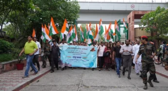 Jamia Millia Islamia Holds Tiranga March In Support Of ‘Nation First’ Campaign