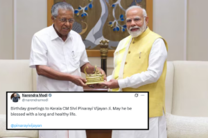 PM Modi Extends Birthday Greetings To Kerala CM Pinarayi Vijayan On 80th Birthday