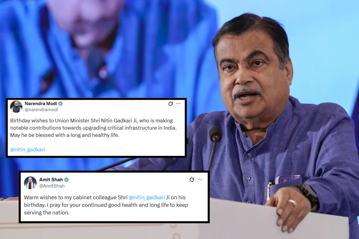 PM Modi, HM Amit Shah Extend Birthday Wishes To Nitin Gadkari On His 68th Birthday
